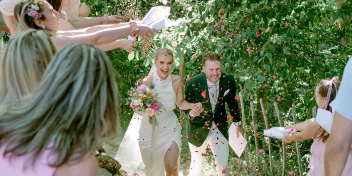 wedding in bedouin forest residence